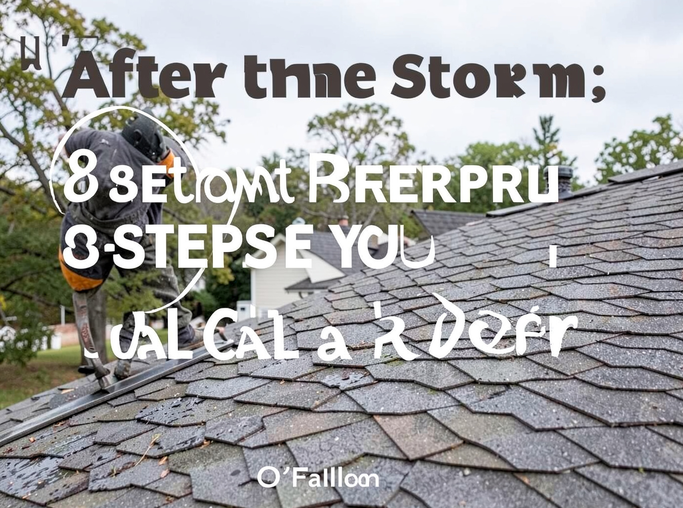 After the Storm: 8 Steps Before You Call a Roofer