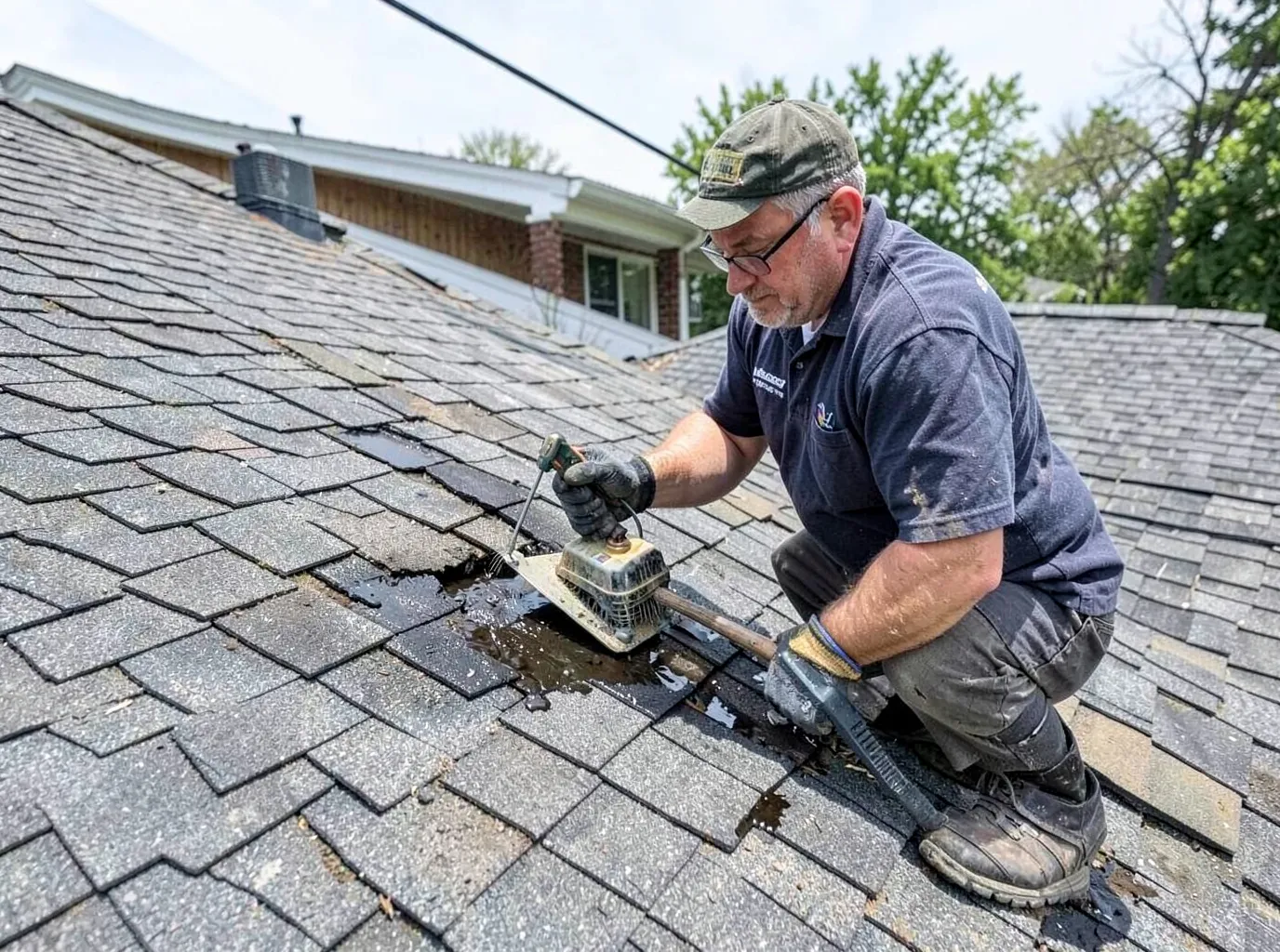 Shingle Roof Leak Repair in O'Fallon, MO